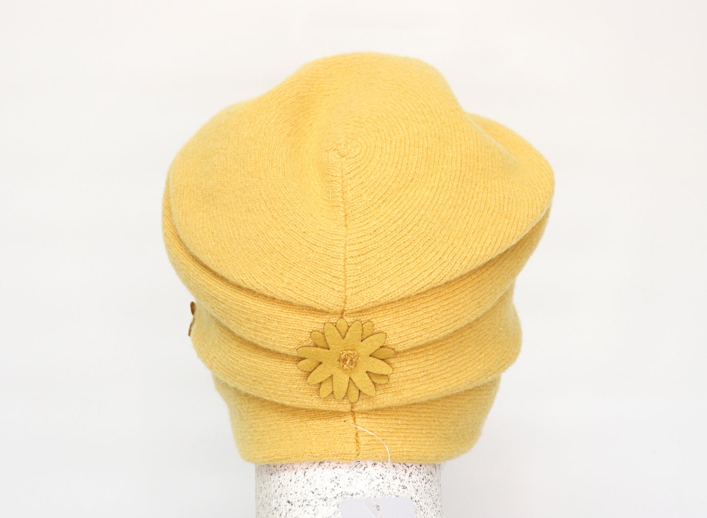 Woll Slouch mit Blüten und Strass