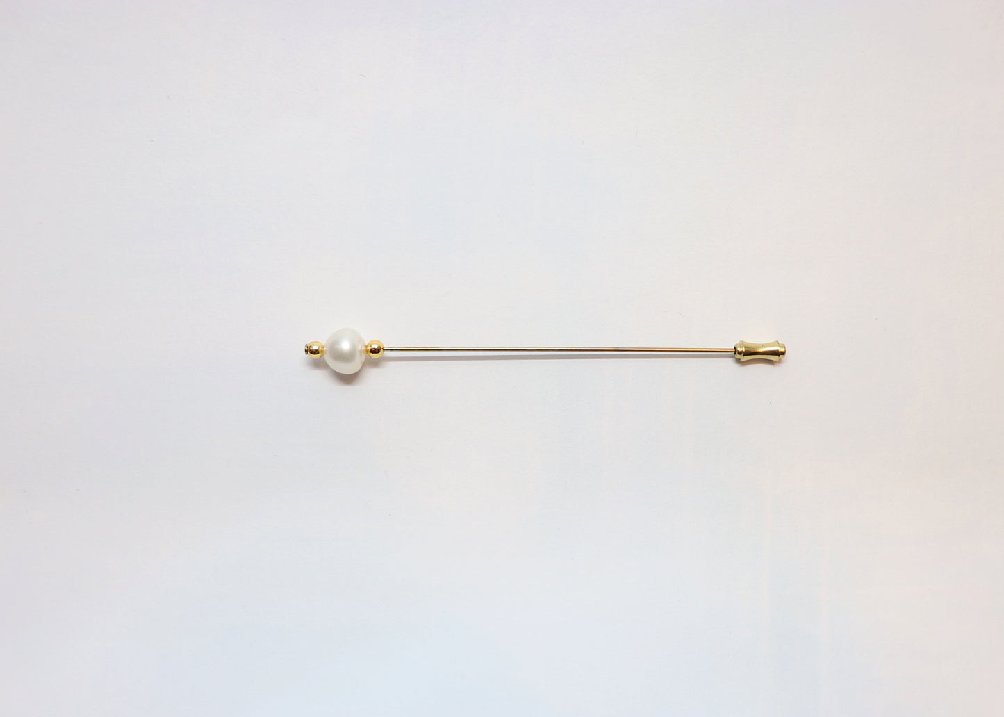 Hutnadel -  10 cm - mit Süßwasserperle - Hutmanufaktur Hanni-Modelle