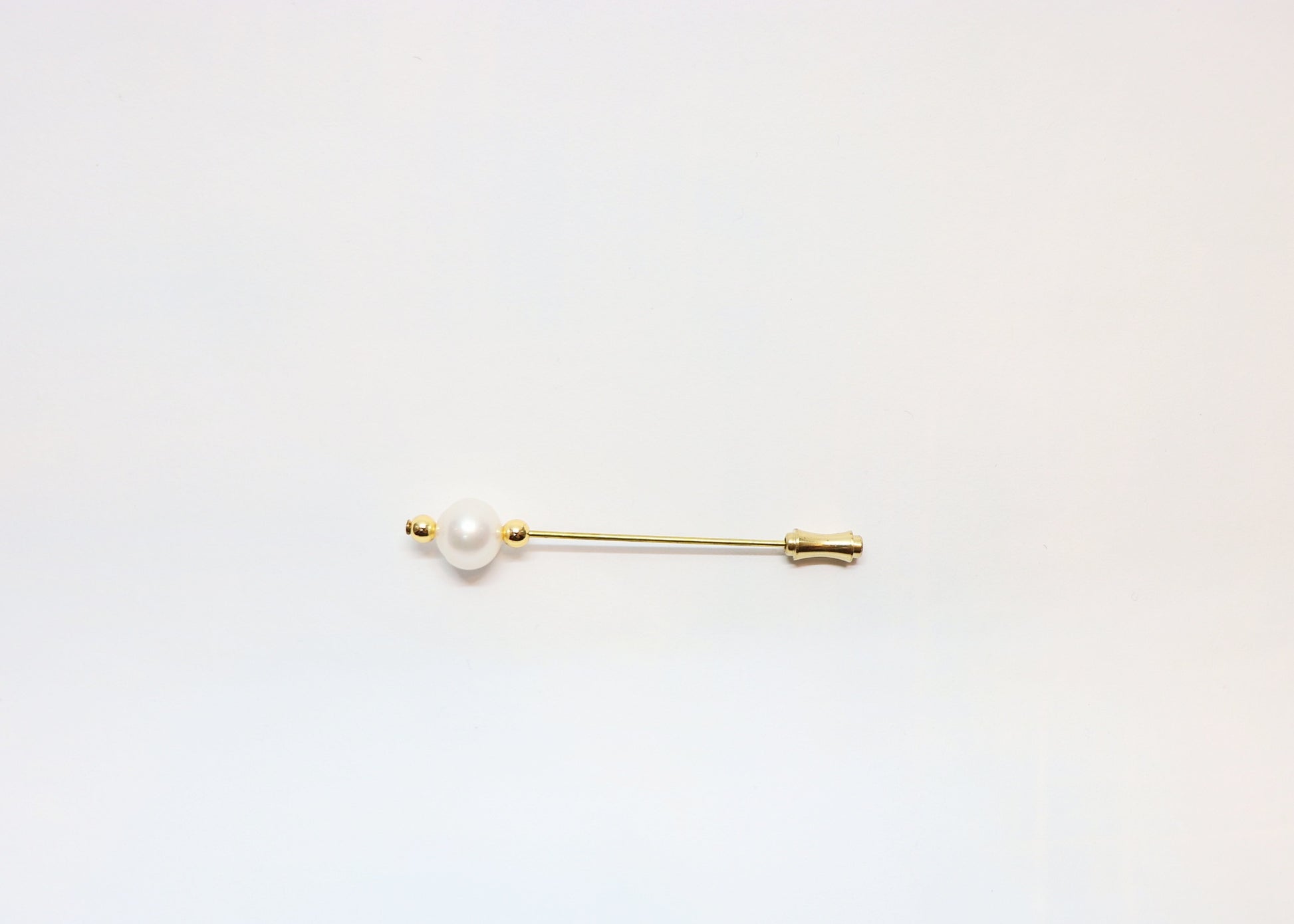 Hutnadel - 6 cm mit Süßwasserperle - Hutmanufaktur Hanni-Modelle