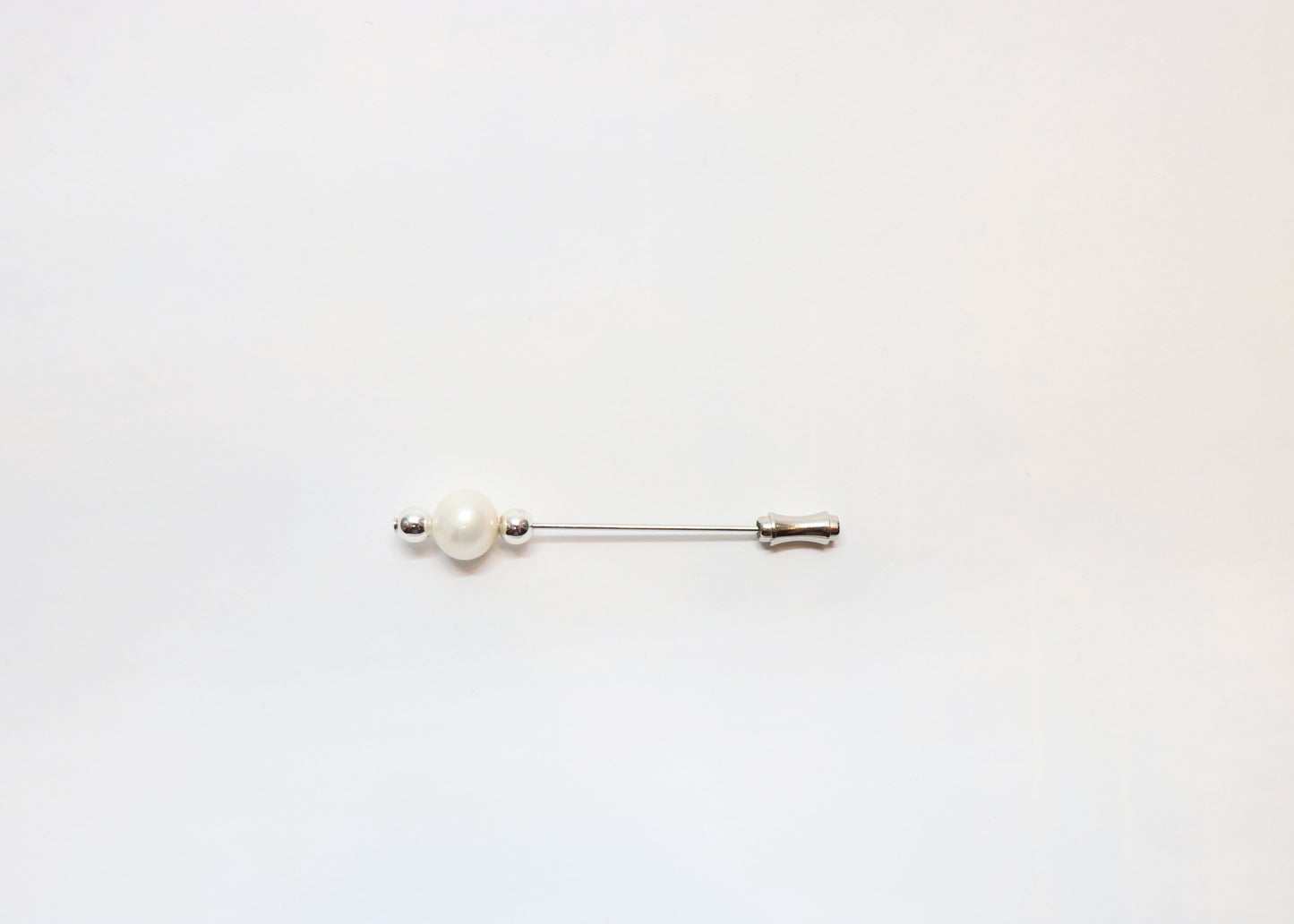 Hutnadel - 6 cm mit Süßwasserperle - Hutmanufaktur Hanni-Modelle
