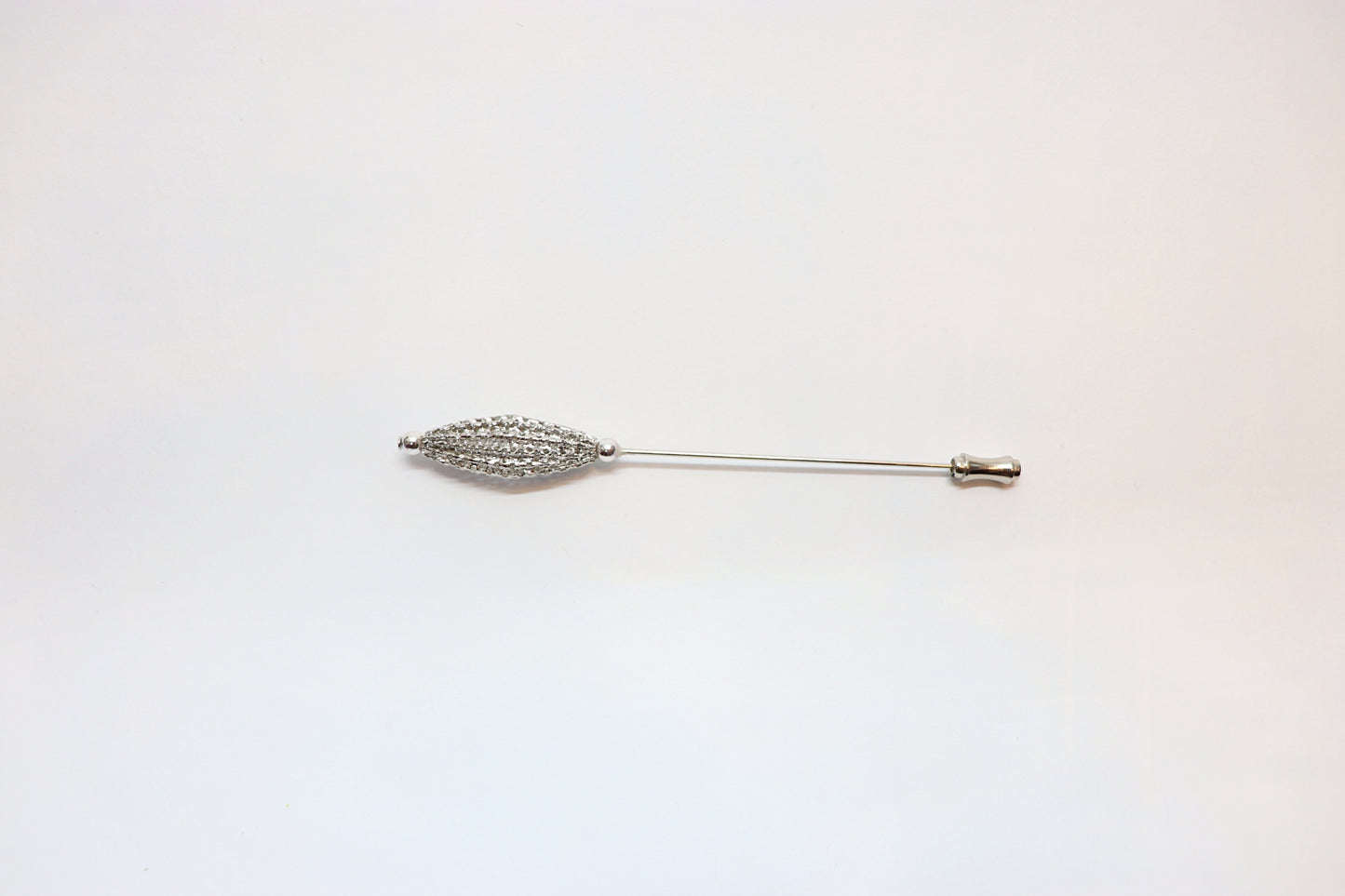Hutnadel - ovale filigrane Perle - Hutmanufaktur Hanni-Modelle