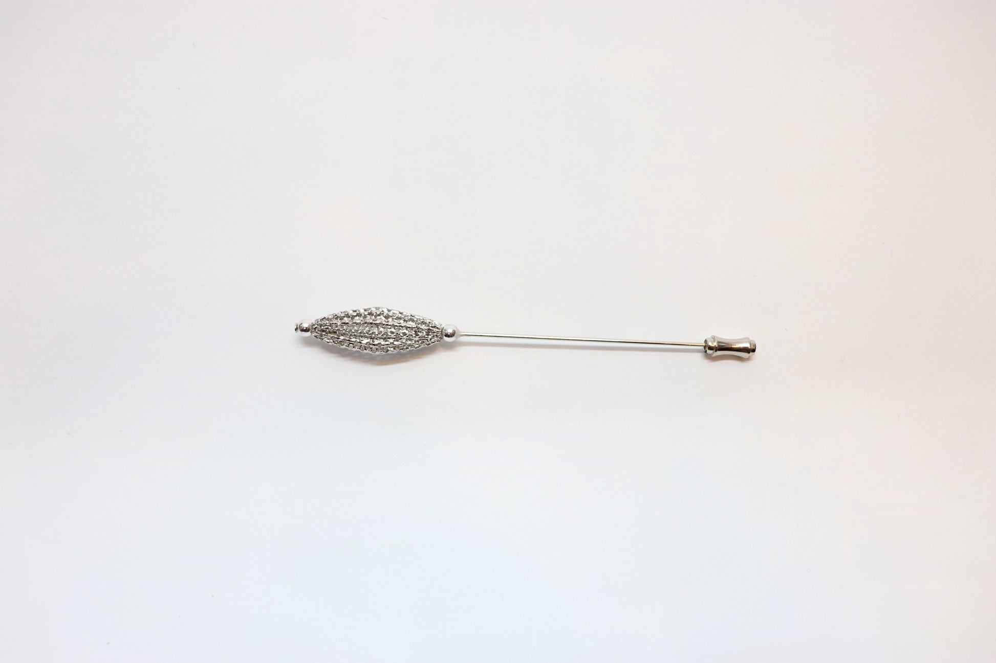 Hutnadel - ovale filigrane Perle - Hutmanufaktur Hanni-Modelle