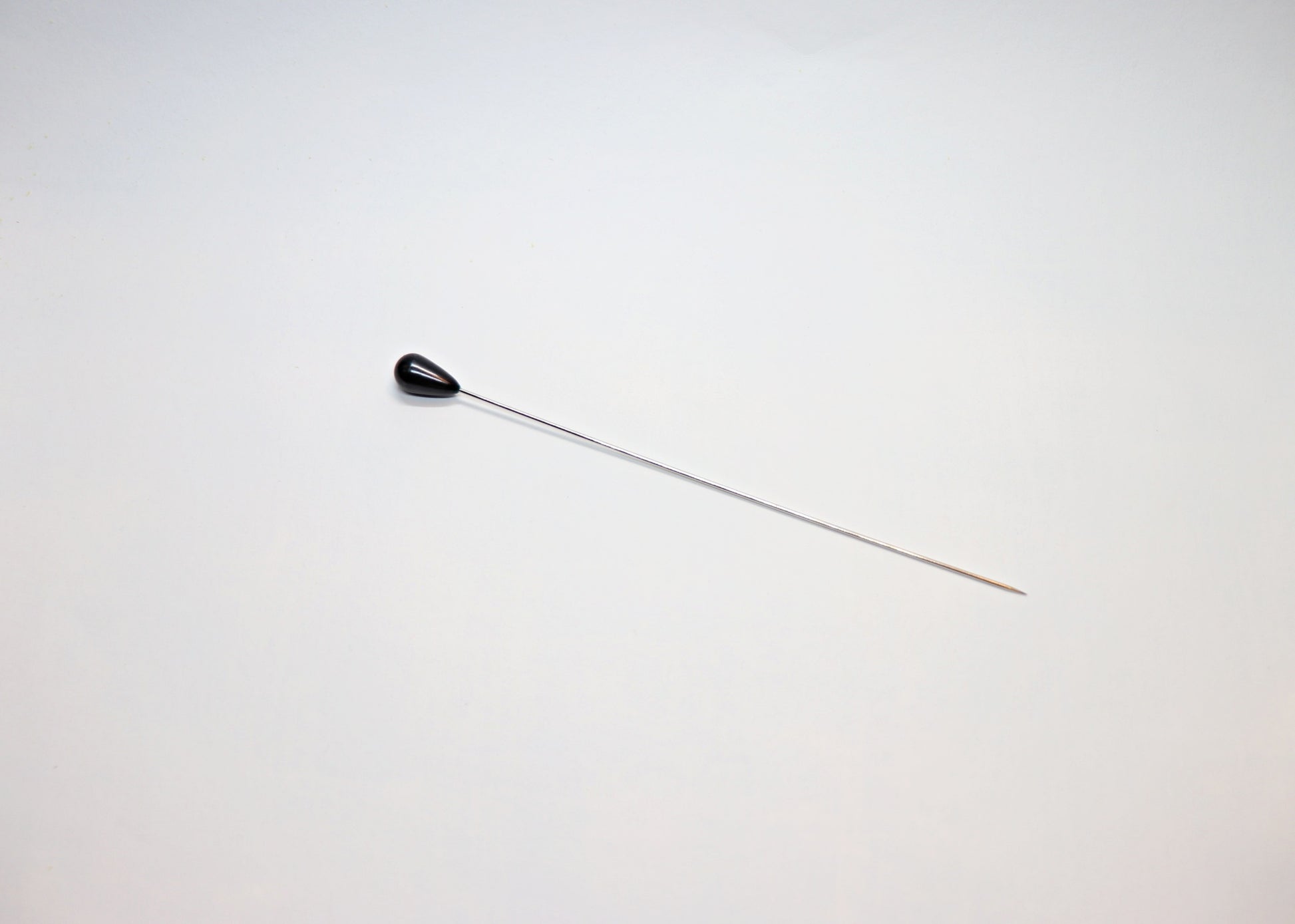 Hutnadel 15 cm mit Tropfenperle - Hutmanufaktur Hanni-Modelle
