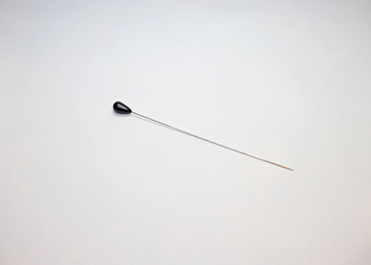 Hutnadel 15 cm mit Tropfenperle - Hutmanufaktur Hanni-Modelle