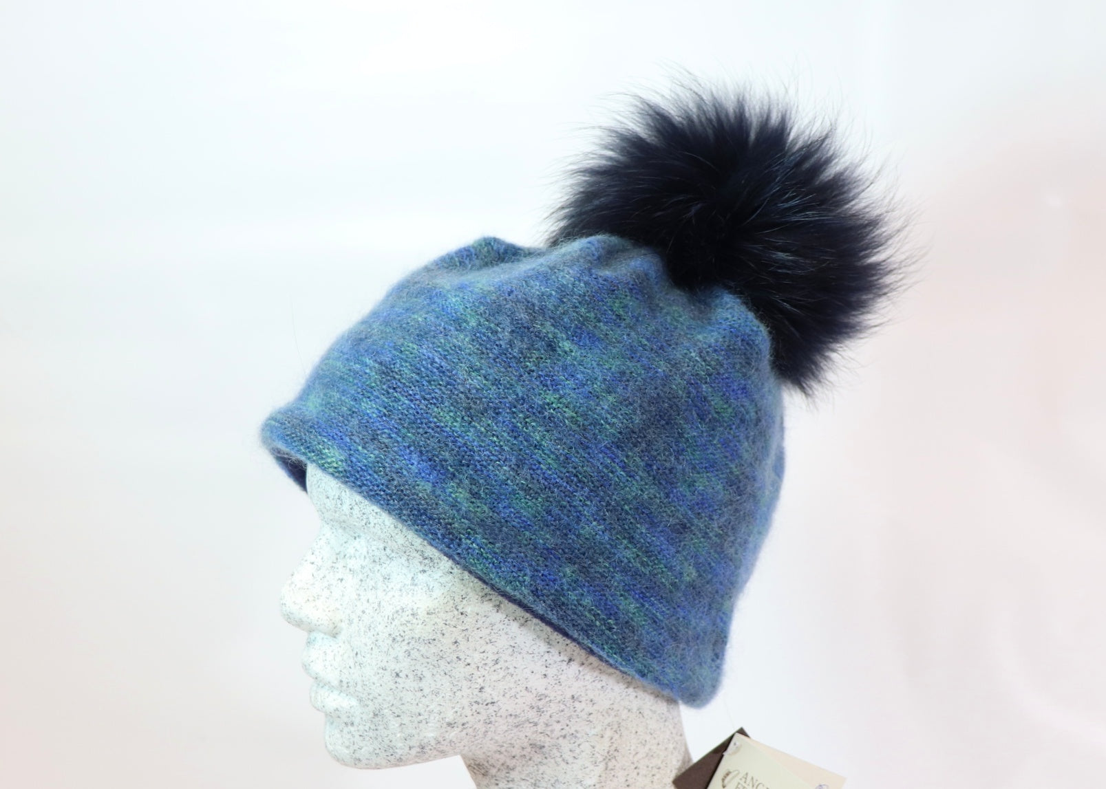 Mohair Beanie türkis - Hutmanufaktur Hanni-Modelle