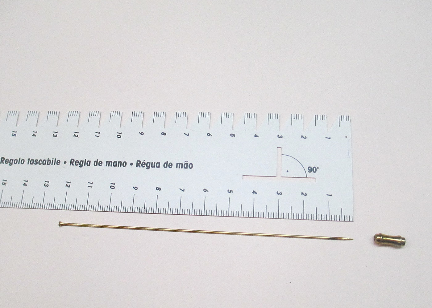 Hutnadelrohling 12 cm mit Schützer - Hutmanufaktur Hanni-Modelle