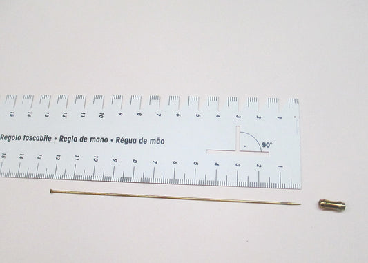 Hutnadelrohling 12 cm mit Schützer - Hutmanufaktur Hanni-Modelle