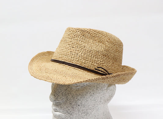 Men's straw hat - trilby