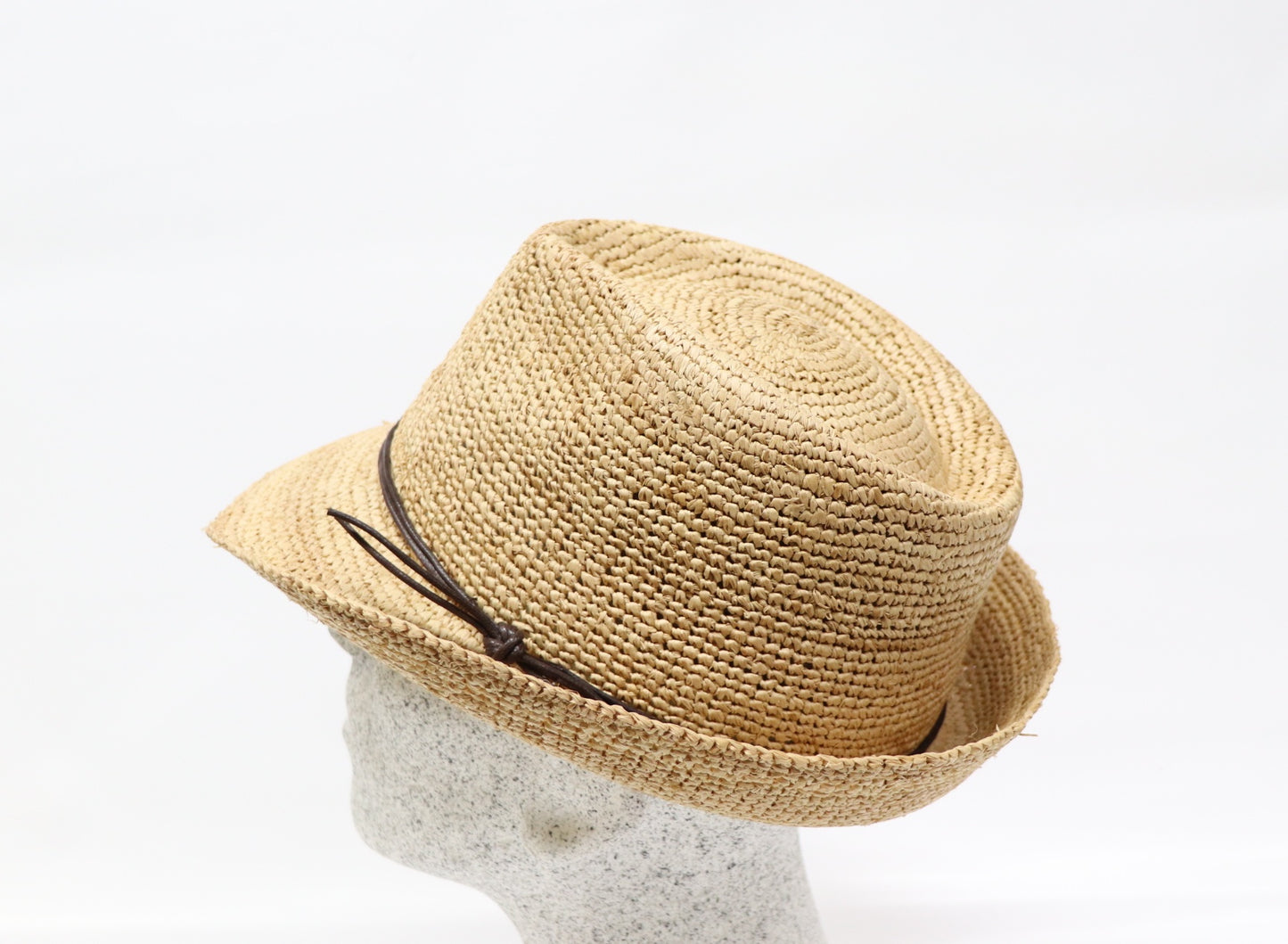 Men's straw hat - trilby
