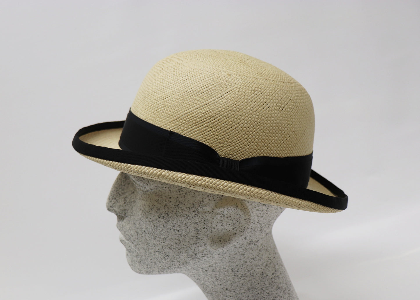Melone - natur Panama - Hutmanufaktur Hanni-Modelle