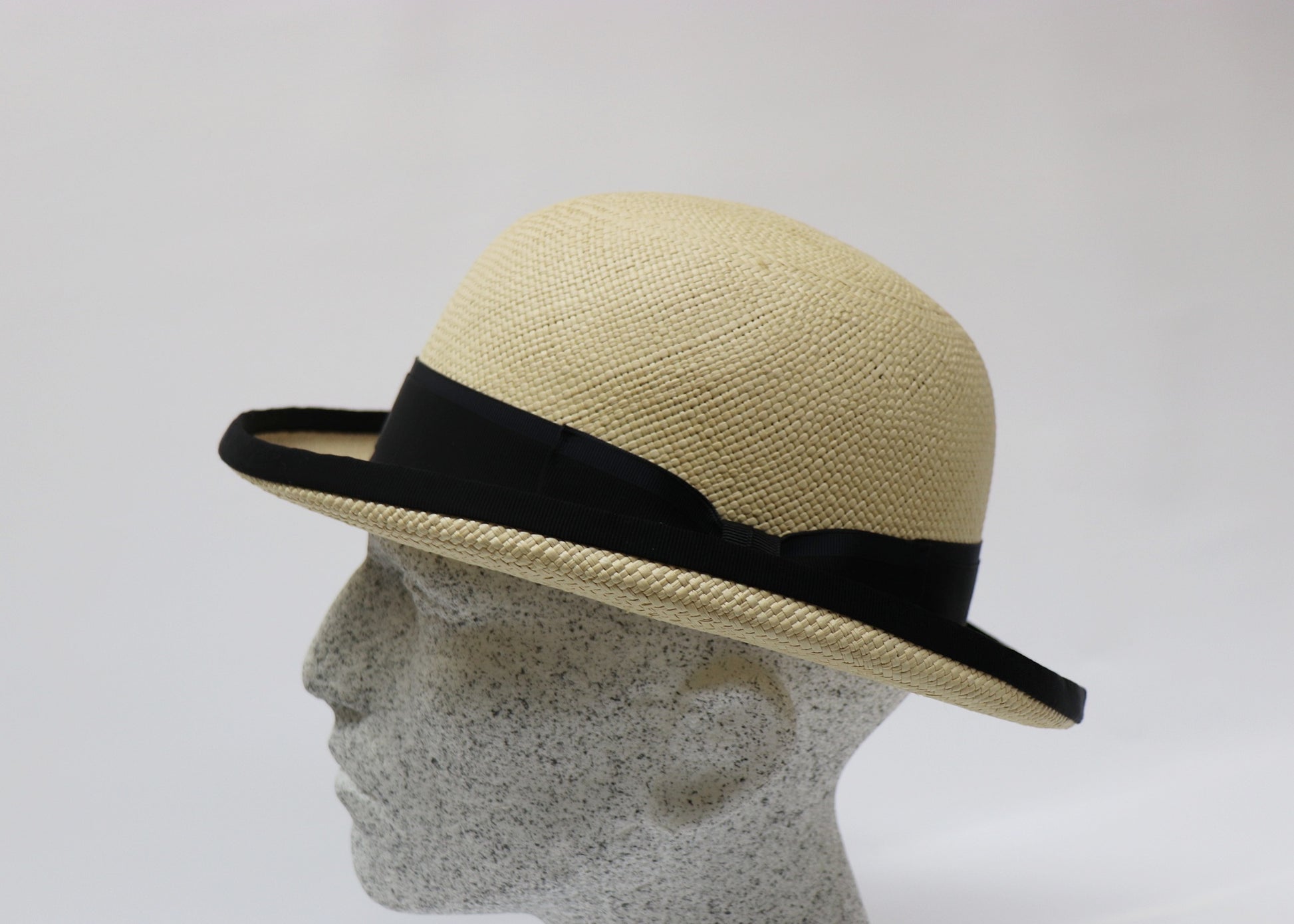 Melone - natur Panama - Hutmanufaktur Hanni-Modelle