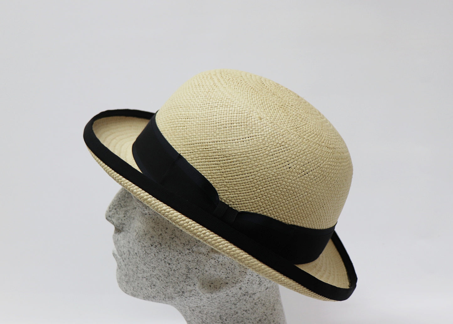 Melone - natur Panama - Hutmanufaktur Hanni-Modelle
