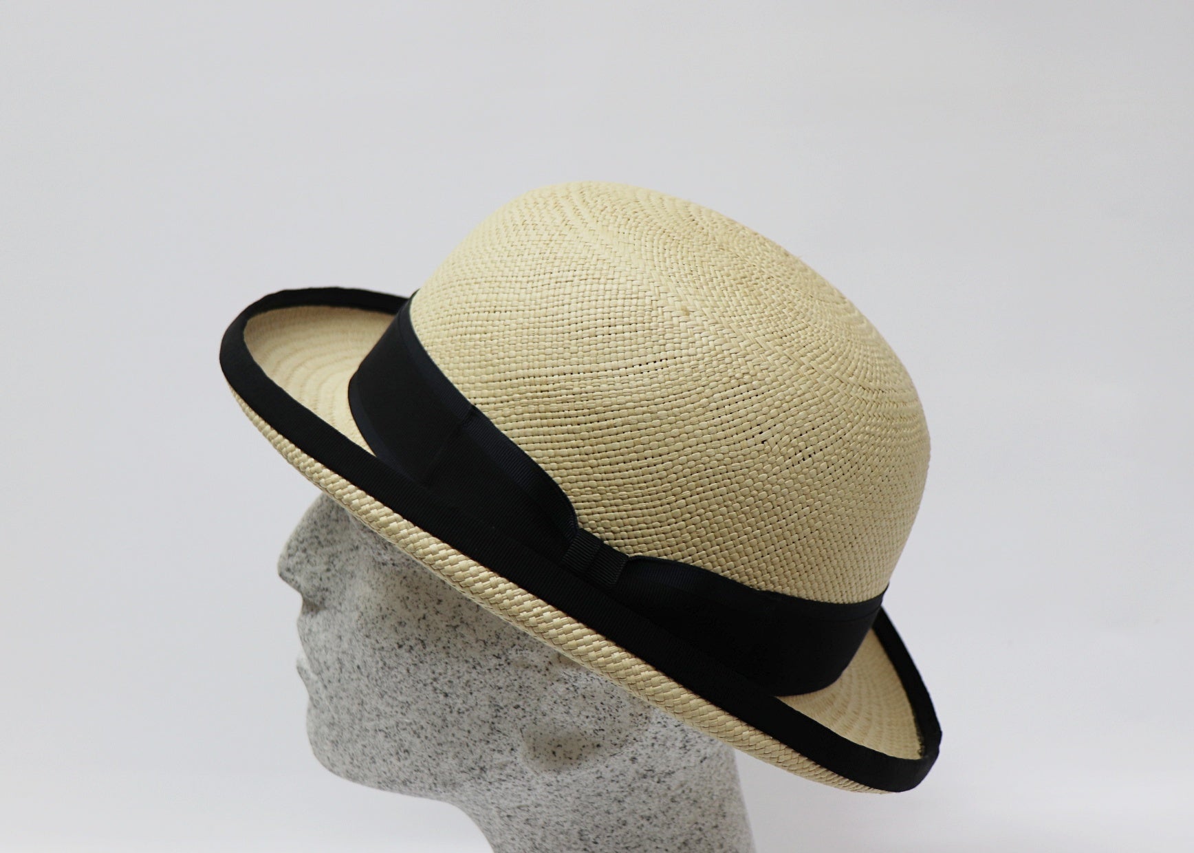 Melone - natur Panama - Hutmanufaktur Hanni-Modelle