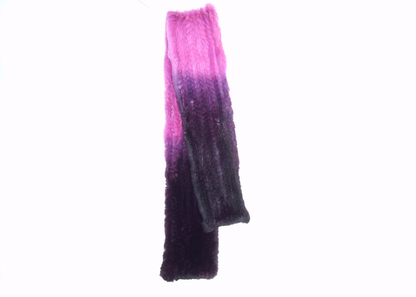 Schal Rex - Kanin  pink - lila - Hutmanufaktur Hanni-Modelle