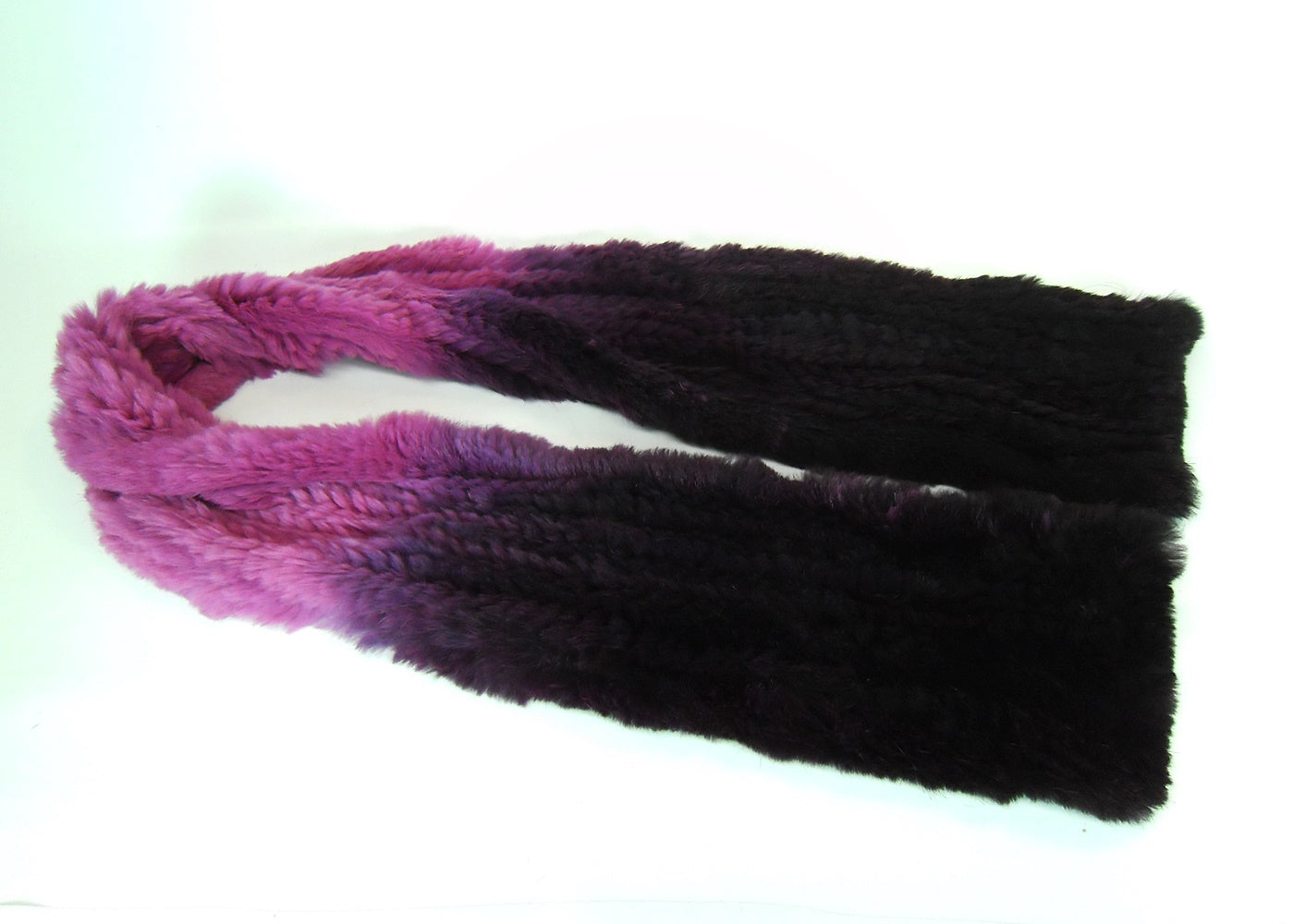 Schal Rex - Kanin  pink - lila - Hutmanufaktur Hanni-Modelle