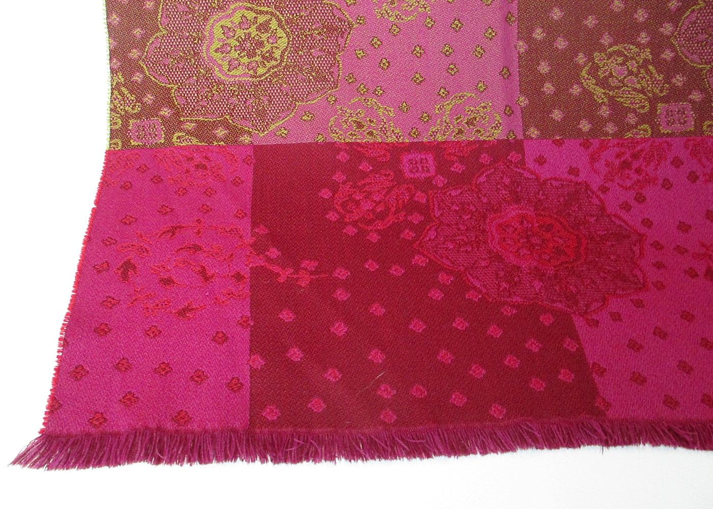 Schal pink - rot - Hutmanufaktur Hanni-Modelle