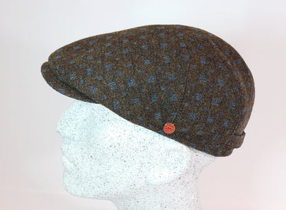 Peaked cap Simon brown - blue