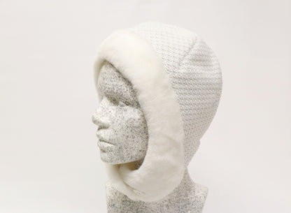 Astronautenmütze mit Webpelz