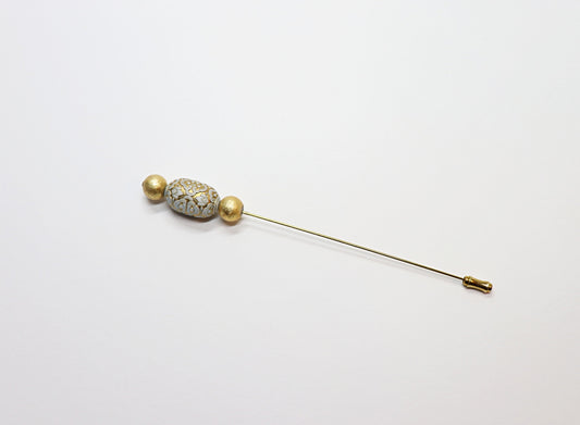 Hat pin baroque pearl