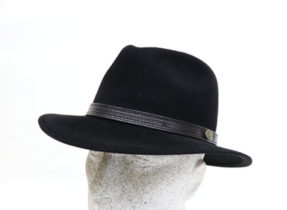 Herrenhut Jonse - schwarz Antilope - Hutmanufaktur Hanni-Modelle