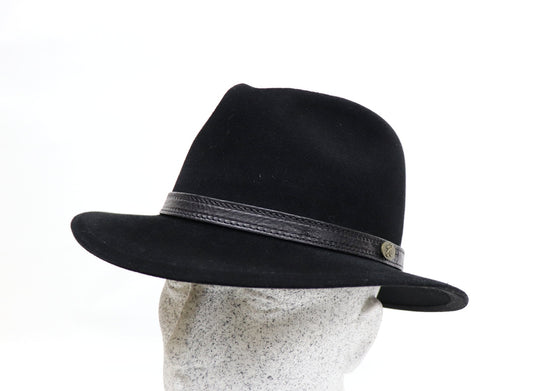 Herrenhut Jonse - schwarz Antilope - Hutmanufaktur Hanni-Modelle