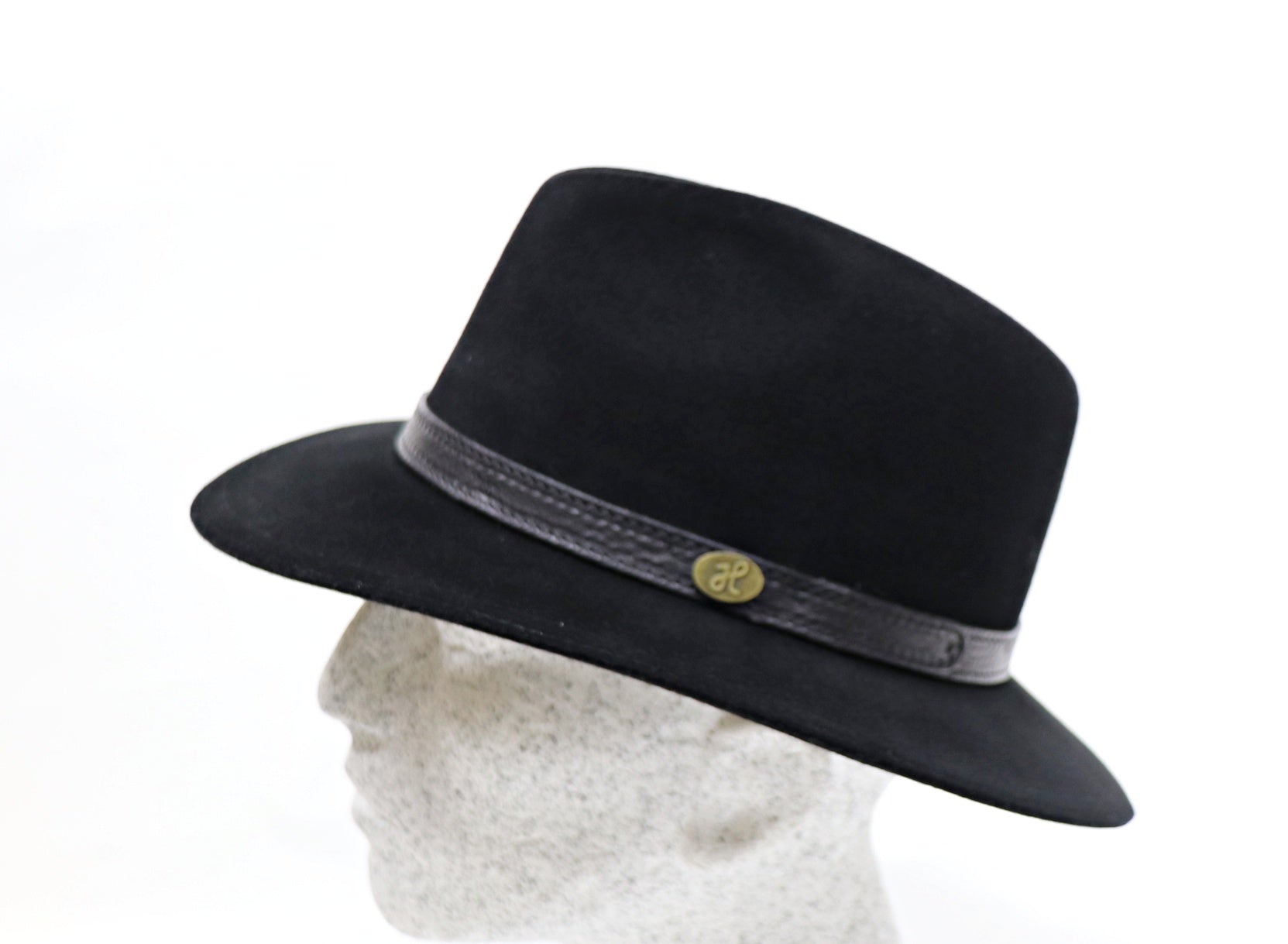 Herrenhut Jonse - schwarz Antilope - Hutmanufaktur Hanni-Modelle