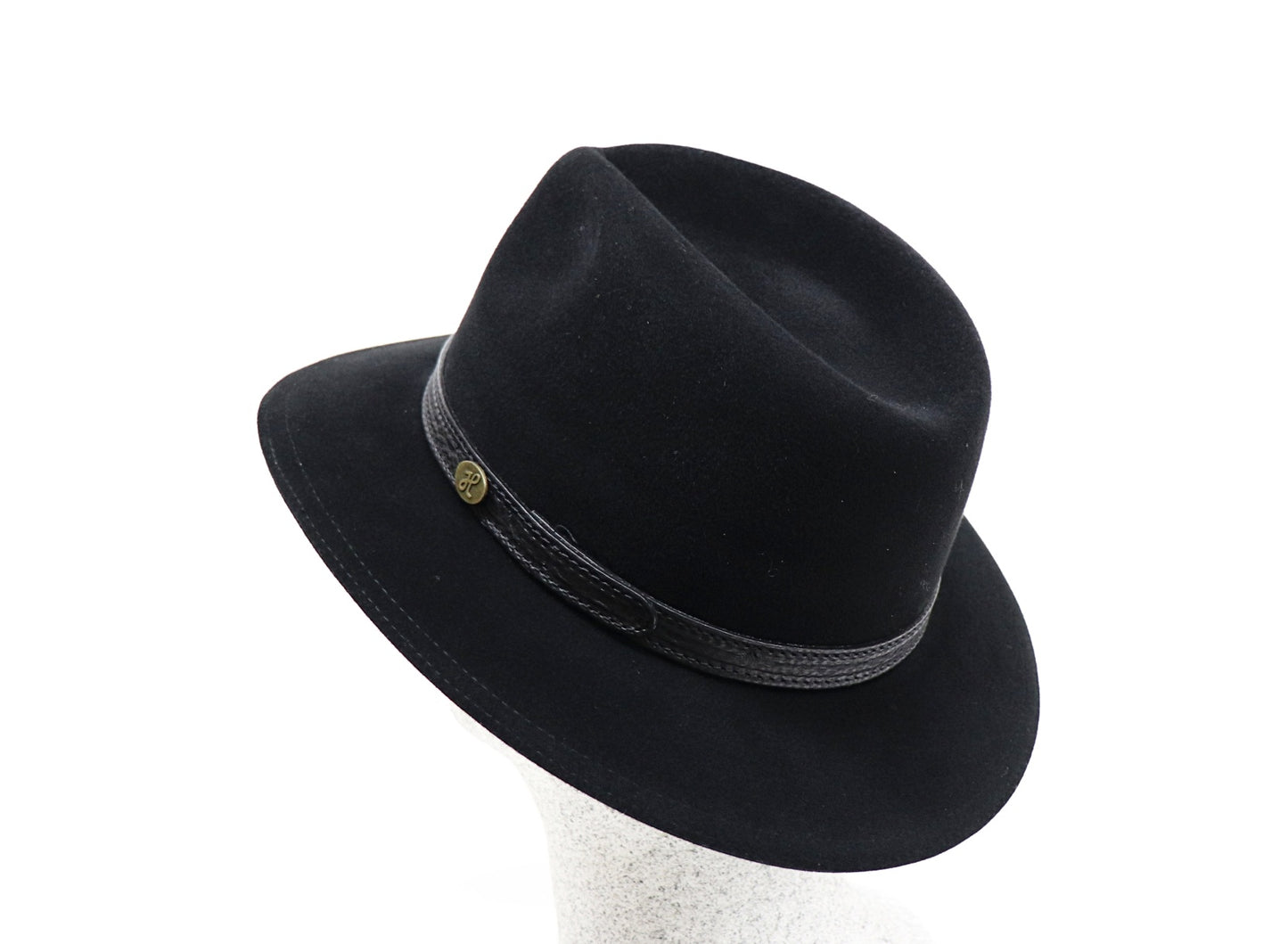 Herrenhut Jonse - schwarz Antilope - Hutmanufaktur Hanni-Modelle