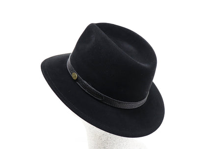 Herrenhut Jonse - schwarz Antilope - Hutmanufaktur Hanni-Modelle