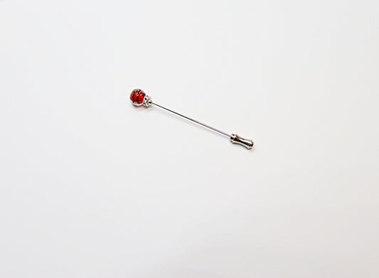 Hat pin glass bead 6 cm