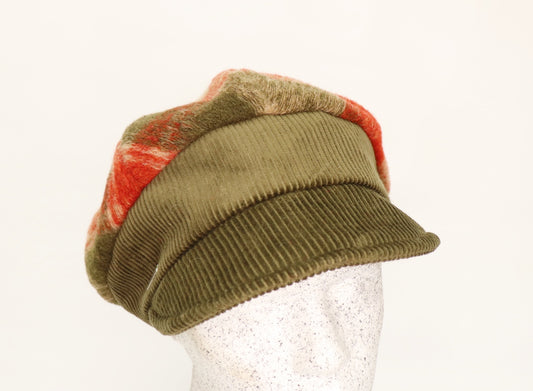 Checked cap