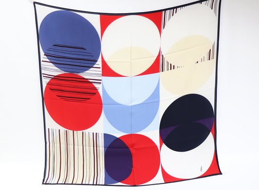 Silk scarf circles