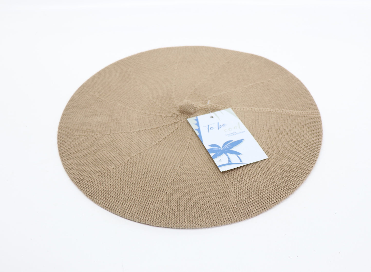 Sommerbaske mit Strickbund - Hutmanufaktur Hanni-Modelle