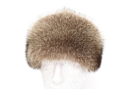 Raccoon hat - trapper hat