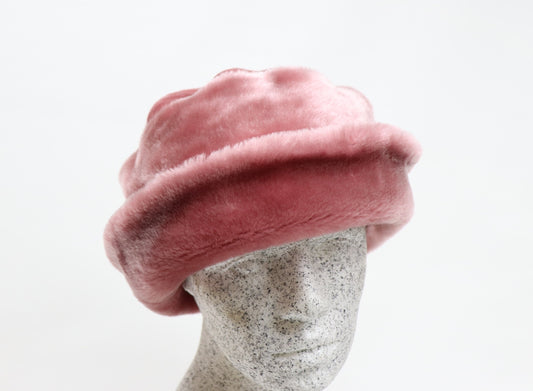 Webpelzhut altrosa - Hutmanufaktur Hanni-Modelle
