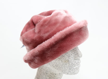 Webpelzhut altrosa - Hutmanufaktur Hanni-Modelle