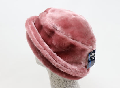 Webpelzhut altrosa - Hutmanufaktur Hanni-Modelle