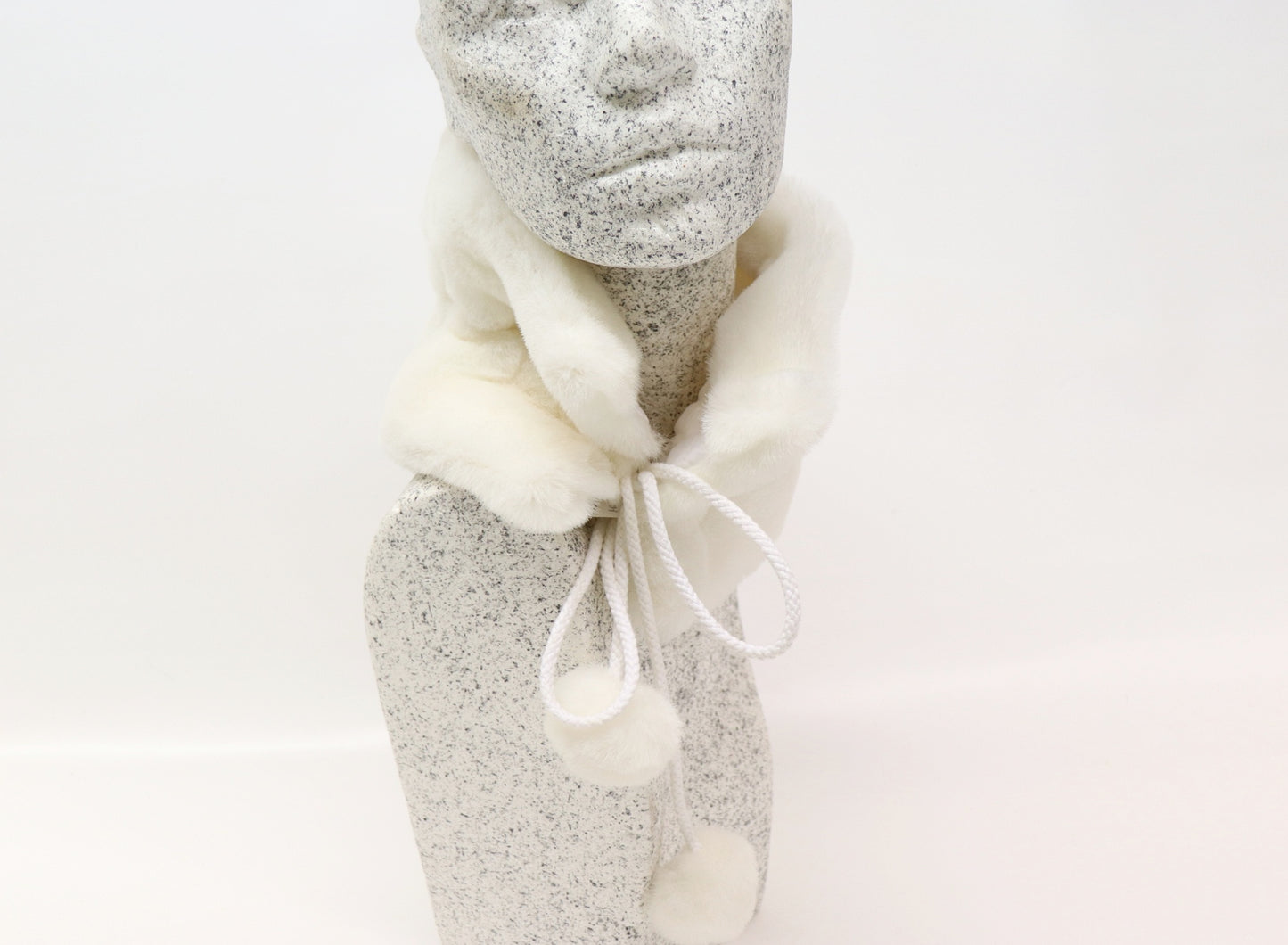 Webpelzkragen creme-weiß