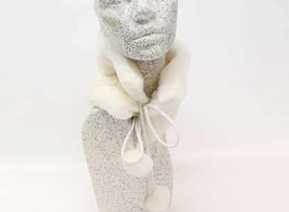 Webpelzkragen creme-weiß