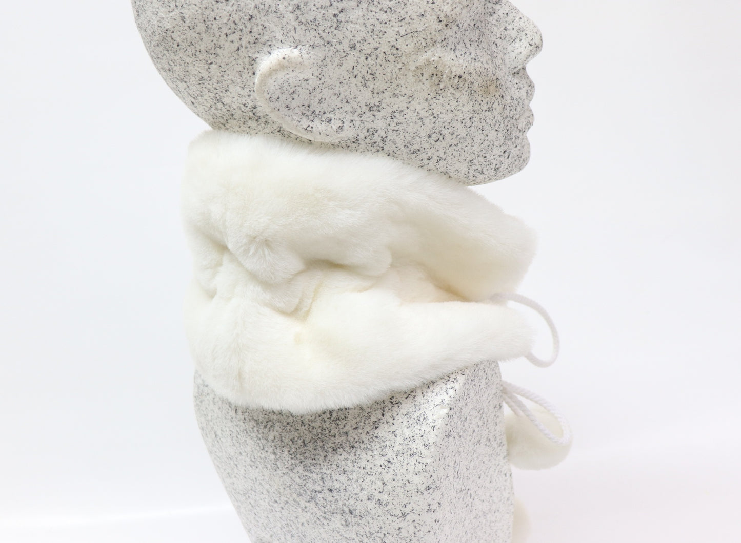 Webpelzkragen creme-weiß