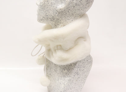 Webpelzkragen creme-weiß