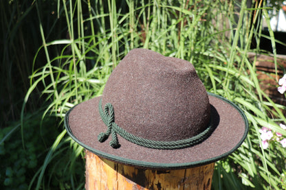 Traditional hat Werdenfelser mottled brown