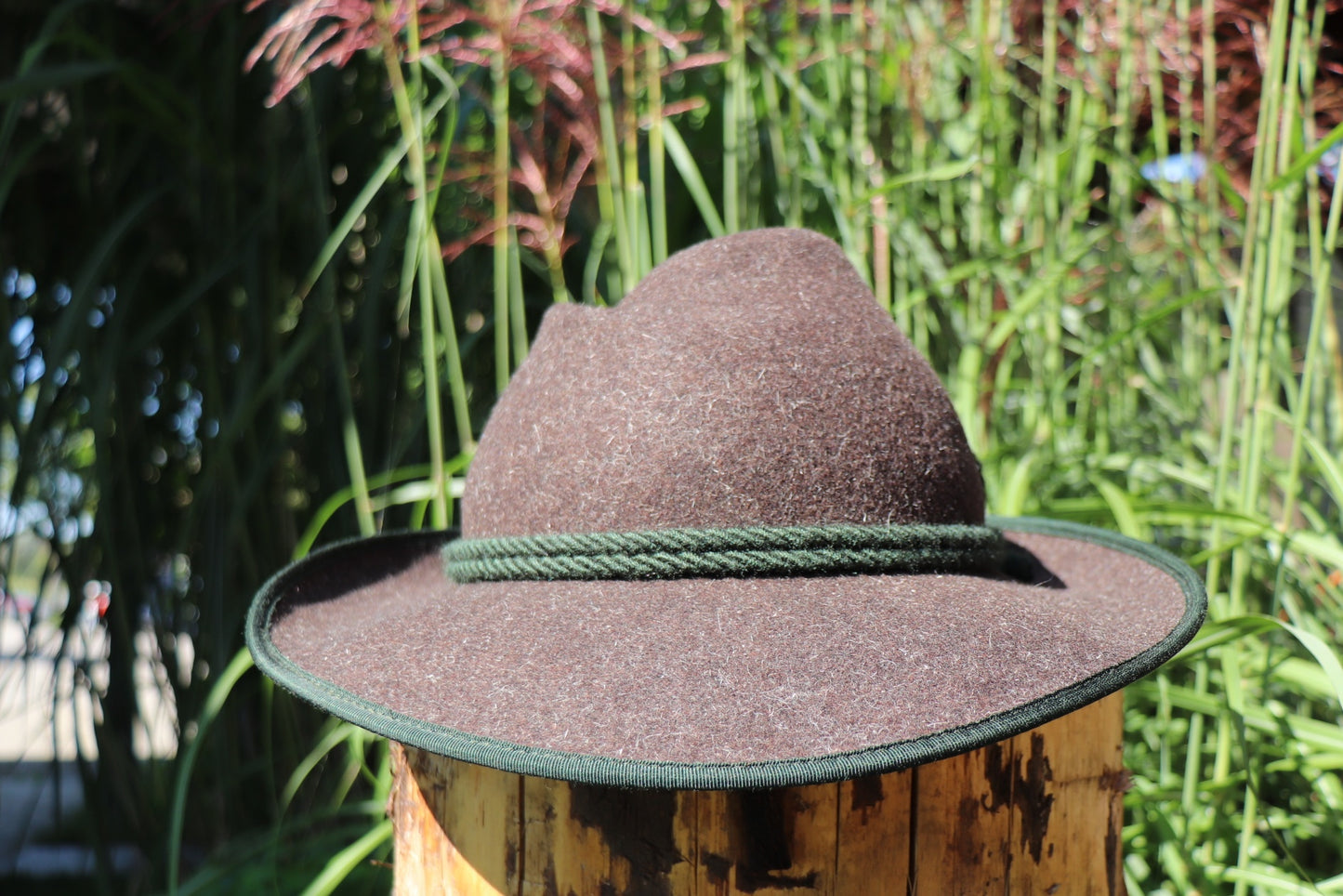Traditional hat Werdenfelser mottled brown