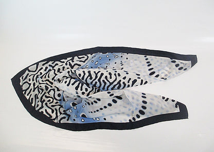 Silk scarf animal print