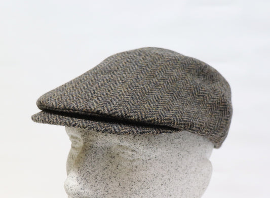 Sportmütze - herringbone - beige bunt