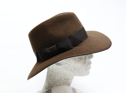 Herrenhut - braun Velours