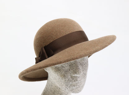 große Glocke - hellbraun Velours