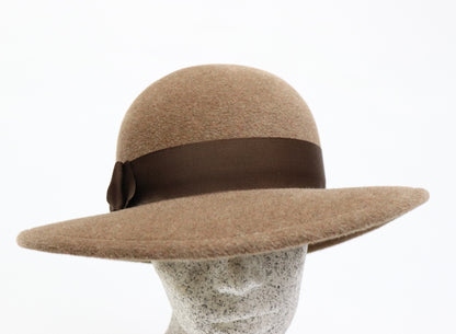 große Glocke - hellbraun Velours