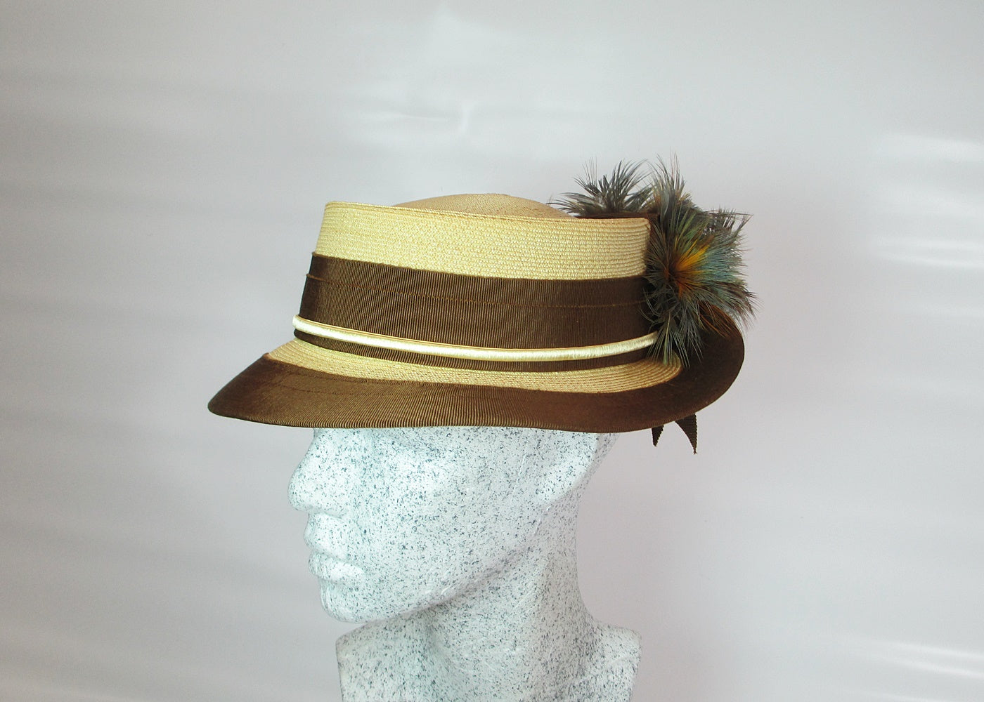 Dirndel hat natural - brown
