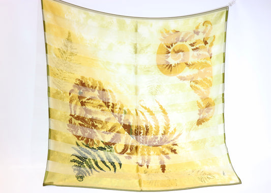 Silk scarf fern