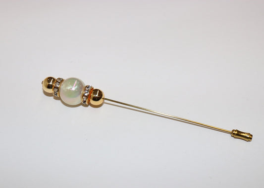 Hatpin mother of pearl